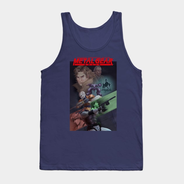 Metal Gear Solid Tank Top by bside7715